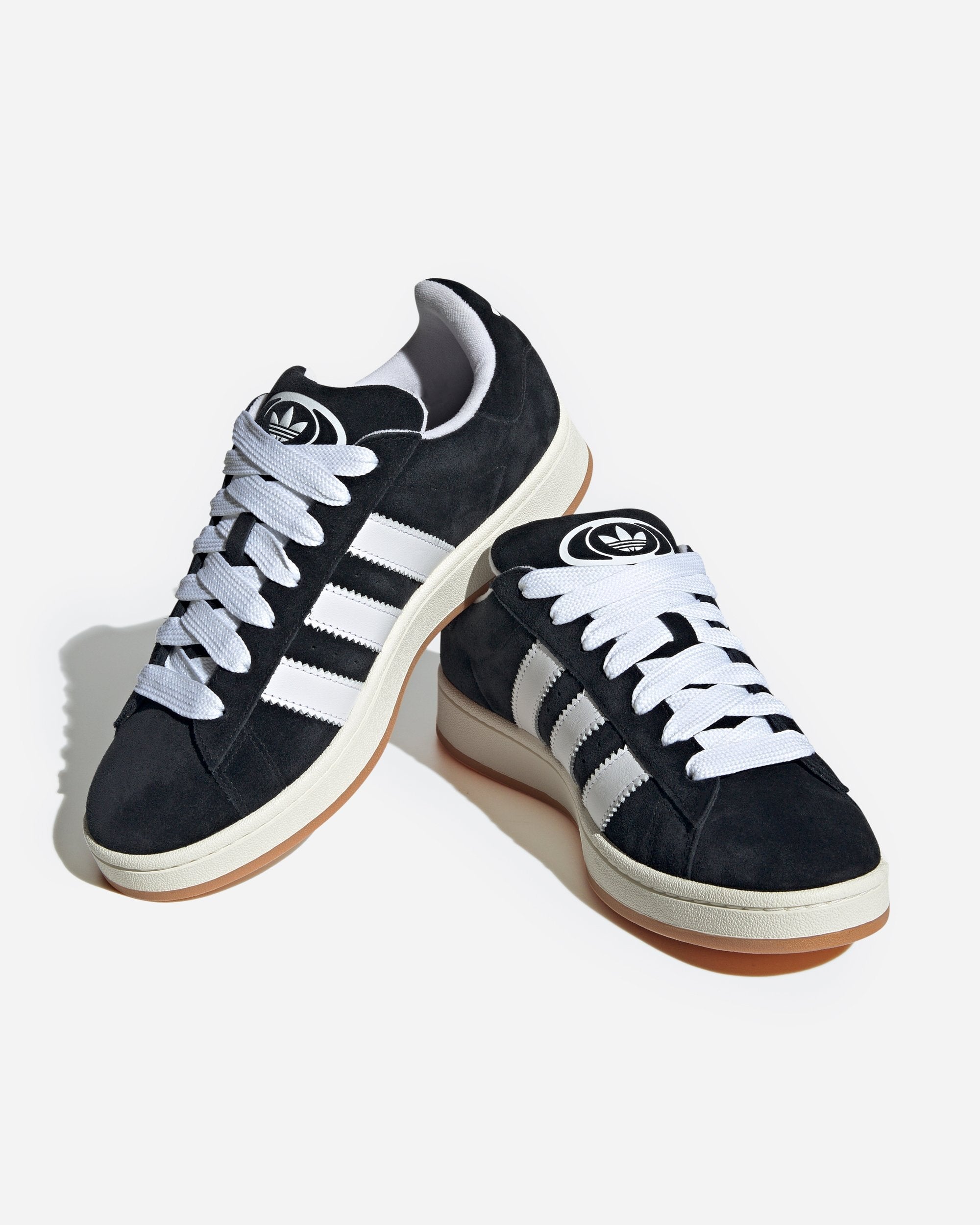 Adidas shoes black clearance and white low top