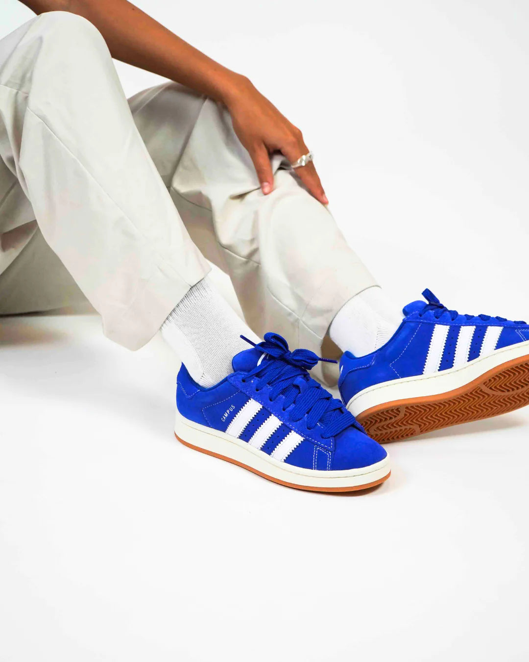 Adidas campus blauw online