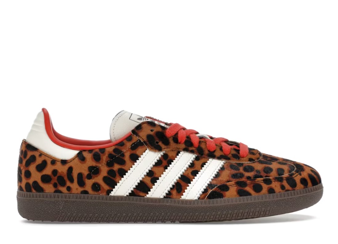 adidas Samba OG Preloved Red Leopard Kikokickz 