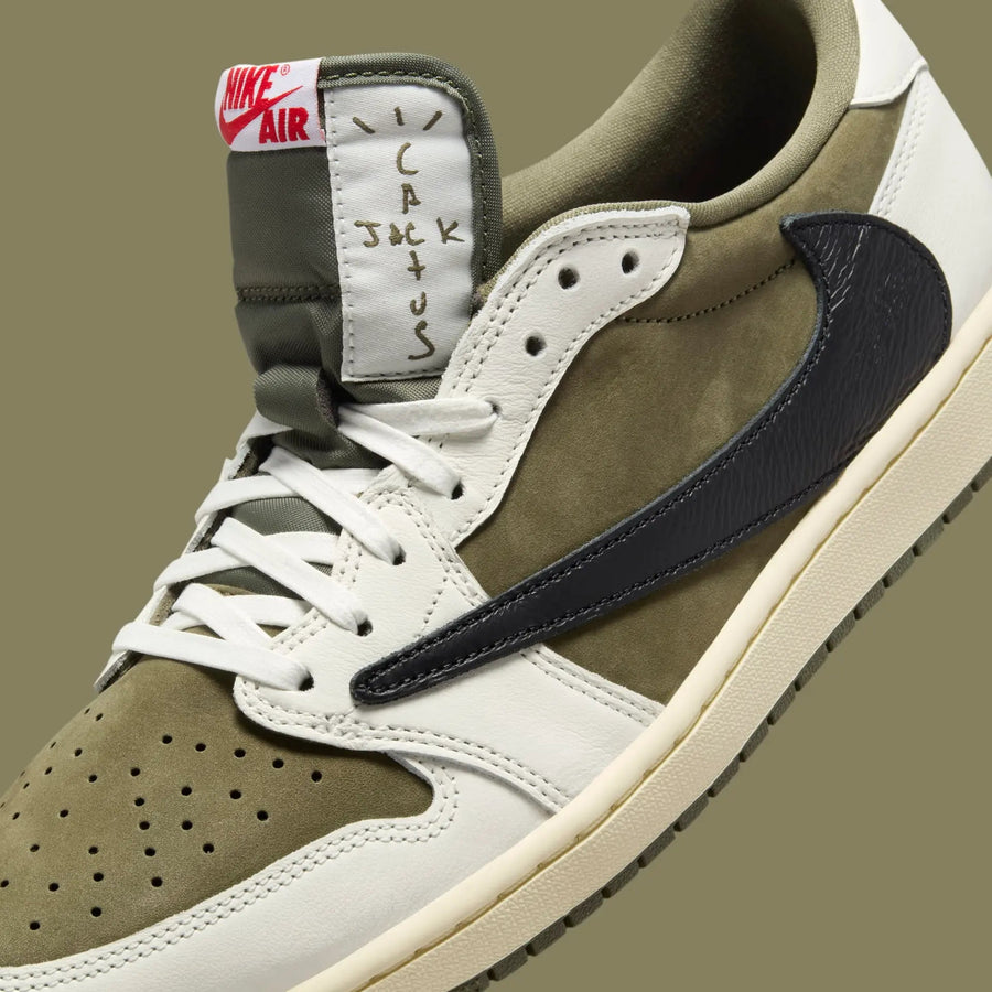 Travis Scott x Air Jordan 1 Low OG “Medium Olive” Jordan 1 Kikokickz 