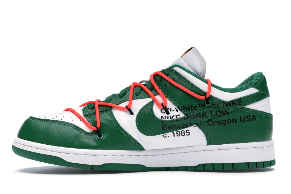 Nike Dunk Low Off-White Pine Green sneakers kikokickz 