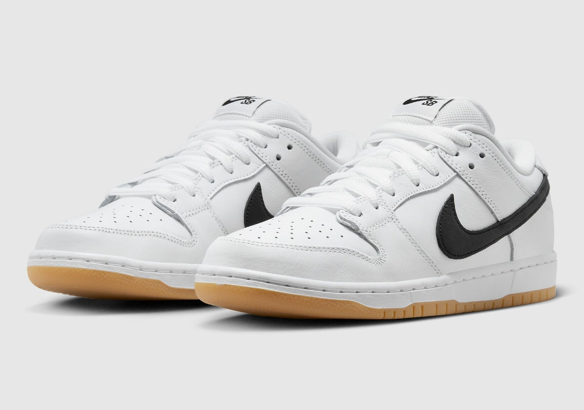 Nike SB Dunk Low White Gum sneakers kikokickz 